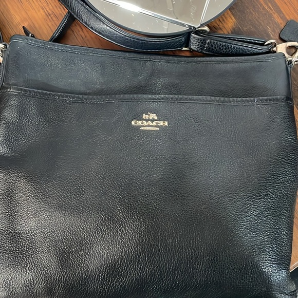 Coach Crossbody File Bag Black - Picture 6 of 11